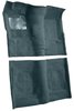 Molded Cut Pile Carpet for 1974-1979 Chevrolet Nova [OE-Style Jute Backing, 4-Speed Transmission, Powder Blue] - image 2