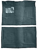Molded Cut Pile Carpet for 1974-1979 Chevrolet Nova [Mass Backing, 4-Speed Transmission, Powder Blue] - image 1