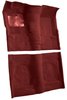 Molded Cut Pile Carpet for 1974-1979 Chevrolet Nova [Mass Backing, 4-Speed Transmission, Dark Red/Carmine] - image 2