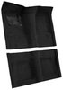Molded Loop Carpet for 1968 Chevrolet Chevy II Nova and 1969-1972 Chevrolet Nova [OE-Style Jute Backing, Bench Seat, Black] - image 2