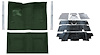 Molded Loop Carpet Kit for 1968 Chevrolet Chevy II Nova/1969-1972 Chevrolet Nova [OE-Style Jute Backing, Bench Seat, Dark Green] - image 1
