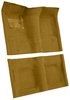 Molded Loop Carpet for 1968 Chevrolet Chevy II Nova and 1969-1972 Chevrolet Nova [OE-Style Jute Backing, Bench Seat, Gold] - image 2