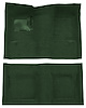Molded Loop Carpet for 1968 Chevrolet Chevy II Nova and 1969-1972 Chevrolet Nova [Mass Backing, Bench Seat, Dark Green] - image 1