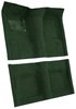Molded Loop Carpet for 1968 Chevrolet Chevy II Nova and 1969-1972 Chevrolet Nova [Mass Backing, Bench Seat, Dark Green] - image 2