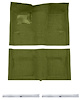 Molded Loop Carpet for 1968 Chevrolet Chevy II Nova and 1969-1972 Chevrolet Nova [Mass Backing, Bench Seat, Moss Green] - image 1