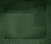 Molded Loop Carpet for 1968 Chevrolet Chevy II, 1969-1972 Chevy Nova [OE-Style Jute Backing, Bucket Seat w/Console, Dark Green] - image 3