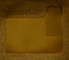 Molded Loop Carpet for 1968 Chevrolet Chevy II, 1969-1972 Chevy Nova [OE-Style Jute Backing, Bucket Seat w/o Console, Gold] - image 3