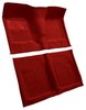 Molded Loop Carpet for 1962-1967 Chevrolet Chevy II Nova [Mass Backing, Bench Seat w/Column Shift, Red] - image 2