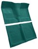 Molded Loop Carpet for 1962-1967 Chevrolet Chevy II Nova [Mass Backing, Bench Seat w/Column Shift, Aqua] - image 2