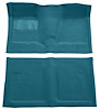 Molded Loop Carpet for 1962-1967 Chevrolet Chevy II Nova [Mass Backing, Bench Seat w/Column Shift, Medium Blue] - image 1