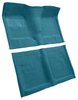 Molded Loop Carpet for 1962-1967 Chevrolet Chevy II Nova [Mass Backing, Bench Seat w/Column Shift, Medium Blue] - image 2