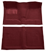 Molded Loop Carpet for 1962-1967 Chevrolet Chevy II Nova [Mass Backing, Bench Seat w/Column Shift, Maroon] - image 1