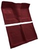 Molded Loop Carpet for 1962-1967 Chevrolet Chevy II Nova [Mass Backing, Bench Seat w/Column Shift, Maroon] - image 2