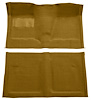 Molded Loop Carpet for 1962-1967 Chevrolet Chevy II Nova [Mass Backing, Bench Seat w/Column Shift, Gold] - image 1
