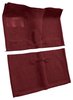 Molded Loop Carpet for 1962-1967 Chevrolet Chevy II Nova [OE-Style Jute Backing, Bucket Seats w/Console, Maroon] - image 2