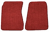 Molded Loop Floor Mats for 1968-1972 Chevrolet El Camino, 1971-1972 GMC Sprint [2-Piece, Red] - image 1