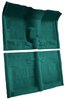 Molded Loop Carpet for 1962-1967 Chevrolet Chevy II Nova [Mass Backing, Bucket Seats w/Console, 4-Speed, Aqua] - image 2