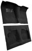 Molded Loop Carpet for 1959-1960 Chevrolet Bel Air, Biscayne, Impala [OE-Style Jute Backing, Hardtop/Convertible, Black] - image 2