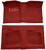 Molded Loop Carpet for 1959-1960 Chevrolet Bel Air, Biscayne, Impala [OE-Style Jute Backing, Hardtop/Convertible, Red] - image 1