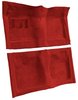 Molded Loop Carpet for 1961-1964 Chevrolet Bel Air, Biscayne, Impala [OE-Style Jute Backing, Automatic, Red] - image 2