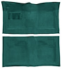 Molded Loop Carpet for 1961-1964 Chevrolet Bel Air, Biscayne, Impala [Mass Backing, Automatic, Aqua] - image 1