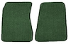 Molded Loop Floor Mats for 1968-1972 Chevrolet El Camino, 1971-1972 GMC Sprint [2-Piece, Dark Green] - image 1