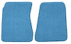 Molded Loop Floor Mats for 1968-1972 Chevrolet El Camino, 1971-1972 GMC Sprint [2-Piece, Bright Blue] - image 1