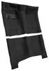 Molded Loop Carpet for 1965-1970 Chevrolet Bel Air, Biscayne, Impala [OE-Style Jute Backing, Automatic Transmission, Black] - image 2
