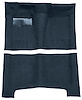 Molded Loop Carpet for 1965-1970 Chevrolet Bel Air, Biscayne, Impala [OE-Style Jute Backing, Automatic Transmission, Dark Blue] - image 1