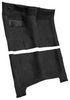 Molded Loop Carpet for 1965-1970 Chevrolet Bel Air, Biscayne, Impala [Mass Backing, Automatic Transmission, Black] - image 2