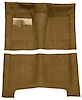 Molded Loop Carpet for 1965-1970 Chevrolet Bel Air, Biscayne, Impala [Mass Backing, Automatic Transmission, Medium Saddle] - image 1