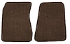 Molded Loop Floor Mats for 1968-1972 Chevrolet El Camino, 1971-1972 GMC Sprint [2-Piece, Dark Brown] - image 1