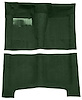 Molded Loop Carpet for 1965-1970 Chevrolet Bel Air, Biscayne, Impala [Mass Backing, 4-Speed Manual Transmission, Dark Green] - image 1