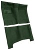 Molded Loop Carpet for 1965-1970 Chevrolet Bel Air, Biscayne, Impala [Mass Backing, 4-Speed Manual Transmission, Dark Green] - image 2