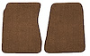 Molded Loop Floor Mats for 1968-1972 Chevrolet El Camino, 1971-1972 GMC Sprint [2-Piece, Dark Saddle] - image 1