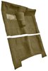 Molded Loop Carpet for 1965-1970 Chevy Bel Air, Biscayne, Impala [OE Jute Backing, 4-Speed, Without Console, Fawn Sandalwood] - image 2