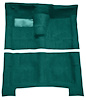 Molded Loop Carpet for 1965-1970 Chevrolet Bel Air, Biscayne, Impala [Mass Backing, 4-Speed, Without Console, Aqua]