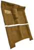 Molded Loop Carpet for 1965-1970 Chevrolet Bel Air, Biscayne, Impala [Mass Backing, 4-Speed, Without Console, Medium Saddle] - image 2