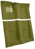 Molded Loop Carpet Fits Select 1971-1973 Buick, Chevrolet, Oldsmobile, Pontiac Models [OE-Style Jute Backing, Ivy Gold] - image 2