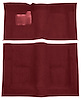 Molded Loop Carpet Fits Select 1971-1973 Buick, Chevrolet, Oldsmobile, Pontiac Models [Mass Backing, Maroon] - image 1