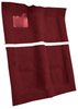 Molded Loop Carpet Fits Select 1971-1973 Buick, Chevrolet, Oldsmobile, Pontiac Models [Mass Backing, Maroon] - image 2