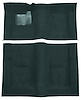 Molded Cut Pile Carpet Fits Select 1974-1976 Buick, Chevrolet, Oldsmobile, Pontiac Models [OE-Style Jute Backing, Dark Blue] - image 1