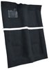 Molded Cut Pile Carpet Fits Select 1974-1976 Buick, Chevrolet, Oldsmobile, Pontiac Models [OE-Style Jute Backing, Navy Blue] - image 2