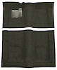 Molded Cut Pile Carpet Fits Select 1974-1976 Buick, Chevrolet, Oldsmobile, Pontiac Models [Mass Backing, Gray] - image 1