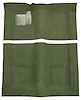 Molded Cut Pile Carpet Fits Select 1974-1976 Buick, Chevrolet, Oldsmobile, Pontiac Models [Mass Backing, Willow Green] - image 1