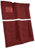 Molded Cut Pile Carpet Fits Select 1974-1976 Buick, Chevrolet, Oldsmobile, Pontiac Models [Mass Backing, Dark Red/Carmine] - image 2