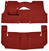 Cut-N-Sewn Loop Carpet for 1955 Chevy Bel Air, Nomad [OE-Style Jute Backing, 2-Door, Hardtop, Bench Seat, Red] - image 1
