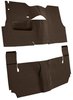 Cut-N-Sewn Loop Carpet for 1955 Chevy Bel Air, Nomad [OE-Style Jute Backing, 2-Door, Hardtop, Bench Seat, Dark Brown] - image 2