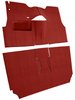 Cut-N-Sewn Loop Carpet for 1955 Chevy Bel Air, Nomad [OE-Style Jute Backing, 2-Door, Hardtop, Bucket Seats, Red] - image 2