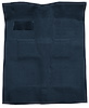 Molded Loop Carpet for 1955-1957 Chevy Bel Air, Nomad [OE-Style Jute Backing, Bench/Bucket Seats, Dark Blue]